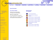 Tablet Screenshot of eurocom.uni-saarland.de