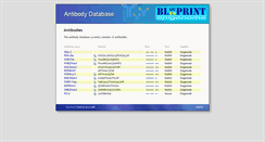 Desktop Screenshot of antibody.uni-saarland.de