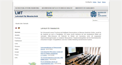 Desktop Screenshot of lmt.uni-saarland.de
