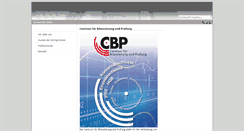Desktop Screenshot of cbp.uni-saarland.de