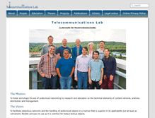 Tablet Screenshot of nt.uni-saarland.de