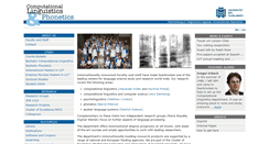 Desktop Screenshot of coli.uni-saarland.de