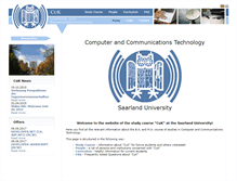 Tablet Screenshot of cuk.uni-saarland.de