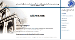 Desktop Screenshot of chiusi.jura.uni-saarland.de