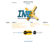 Tablet Screenshot of inex.mmci.uni-saarland.de